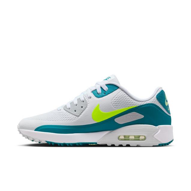Prior Generation - Air Max 90 G Spikeless Golf Shoe - White/Teal