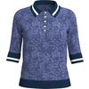 Women's Banded Knit Short Sleeve Polo