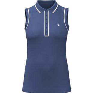 Polo technique sans manches Veronica pour femmes ORIGINAL PENGUIN GOLF