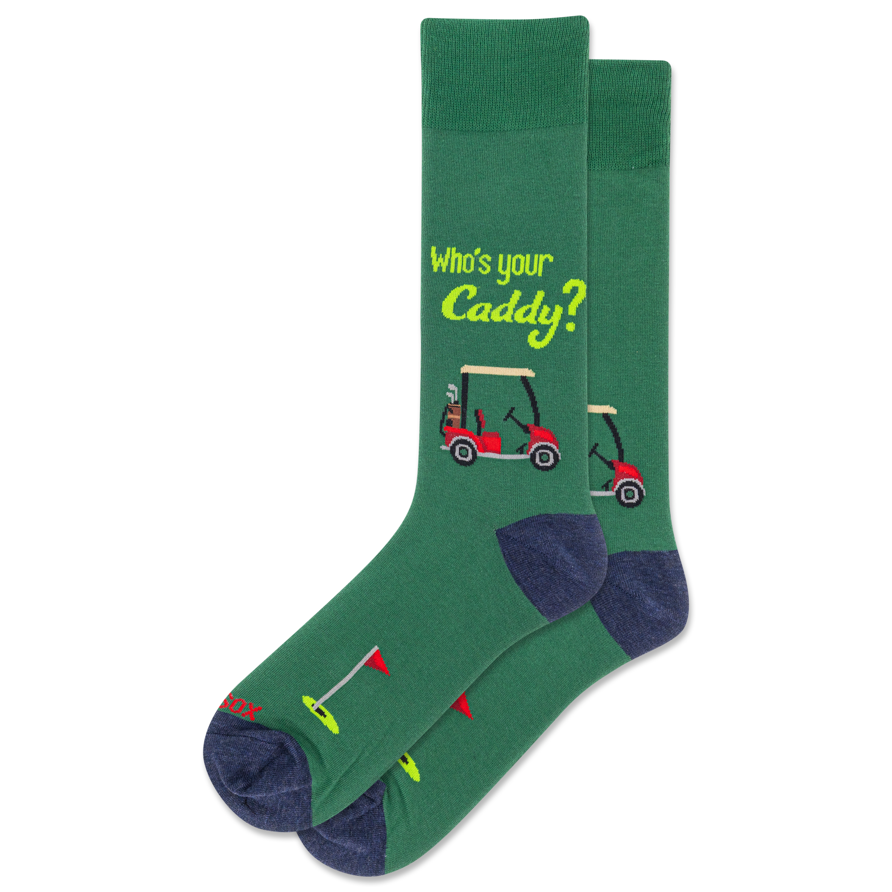 Men's Who's Your Caddy Crew Sock