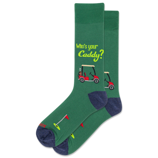Men's Who's Your Caddy Crew Sock HOTSOX