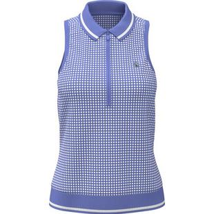 Polo sans manches &agrave; imprim&eacute; Geo pour femmes ORIGINAL PENGUIN GOLF