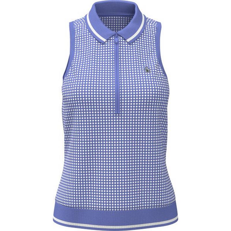 Women's Geo Print Sleeveless Polo
