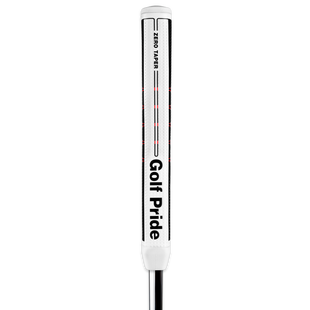 Zero Taper Straight Putter Grip - Black/White