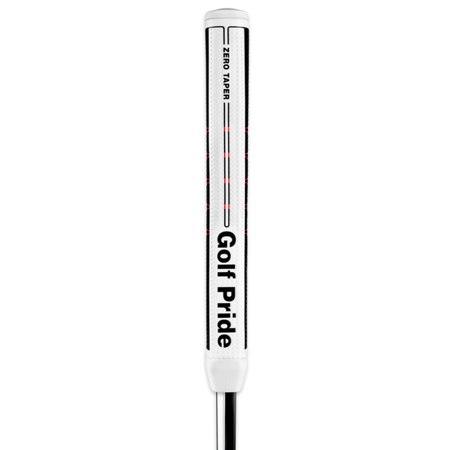 Poignée pour fer droit Zero Taper Straight - Noir/Blanc GOLF PRIDE