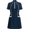 Women's Pleated Polo Dress