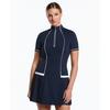 Women's Pleated Polo Dress