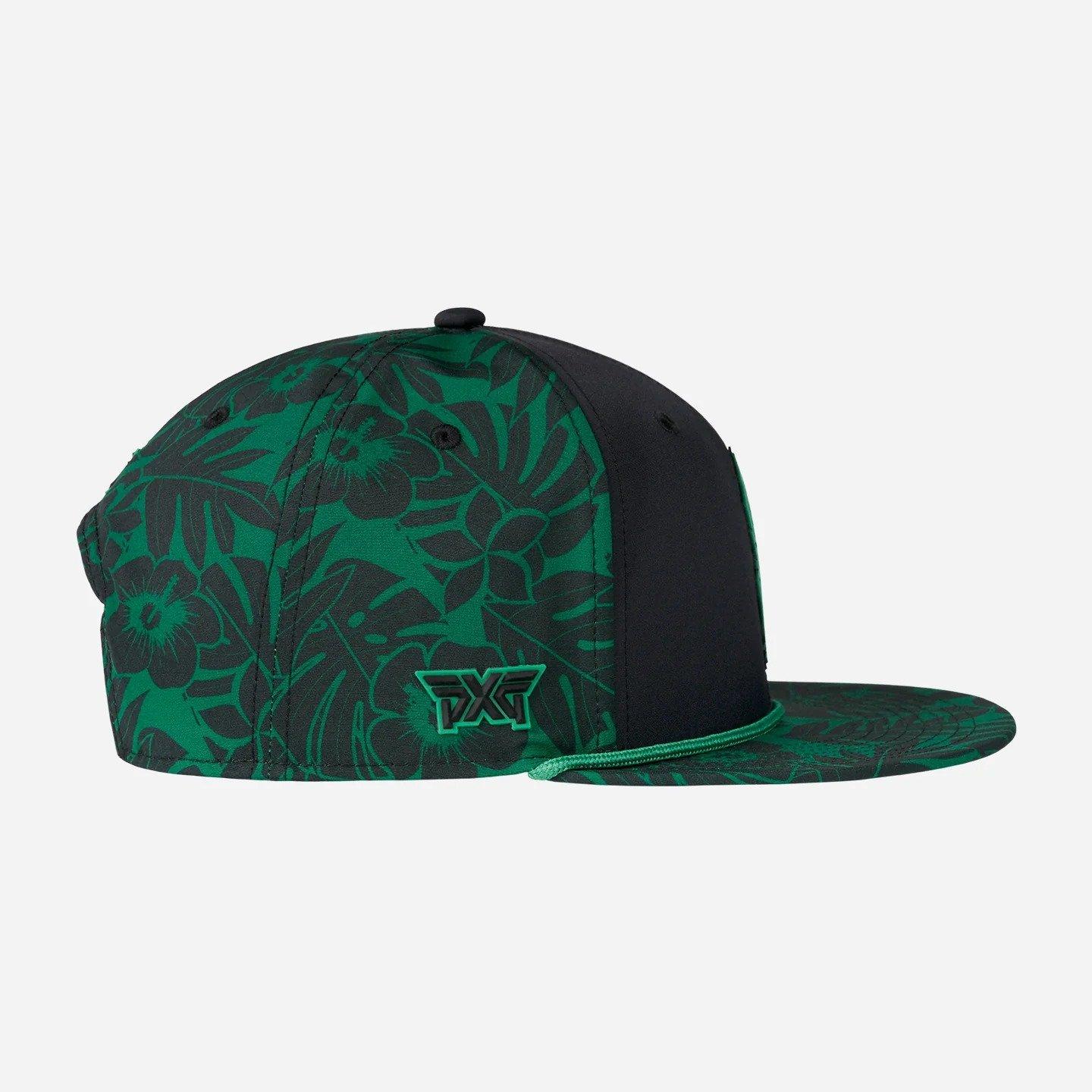 Men's Darkness Tiki Skull 6-Panel Flat Bill Cap