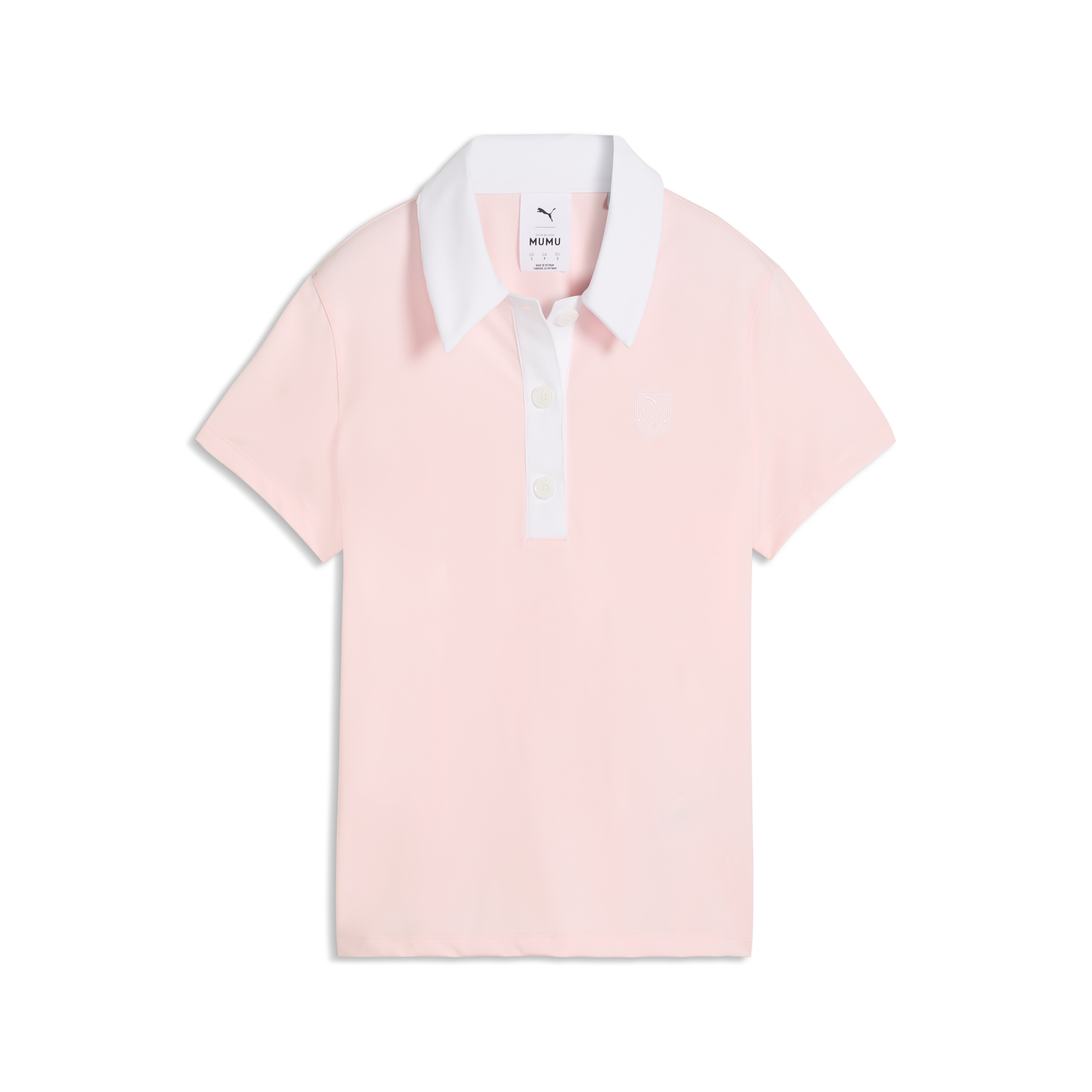 Women's PUMA X MUMU Crest Short Sleeve Polo