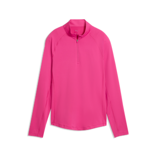 Haut uni &agrave; manches longues et &agrave; glissi&egrave;re 1/4 YouV pour femmes PUMA
