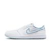 Air Jordan 1 Low G Spikeless Golf Shoe - White/Blue