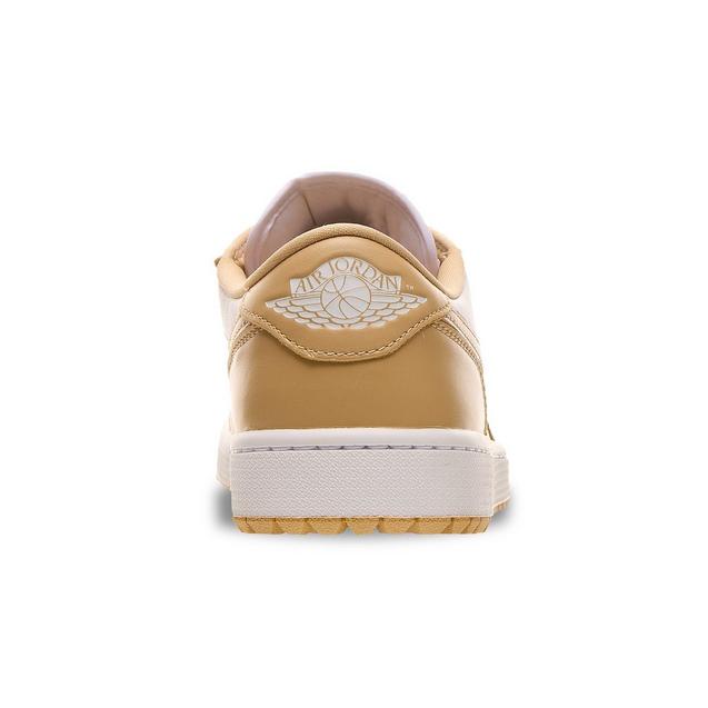 Air Jordan 1 Low G Spikeless Golf Shoe - White/Tan | JORDAN | Golf