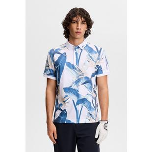 Men's Tour Tech Print Short Sleeve Polo J LINDEBERG