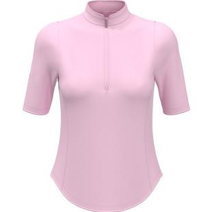 Women's Zip Mock 1/2 Sleeve Top PGA TOUR