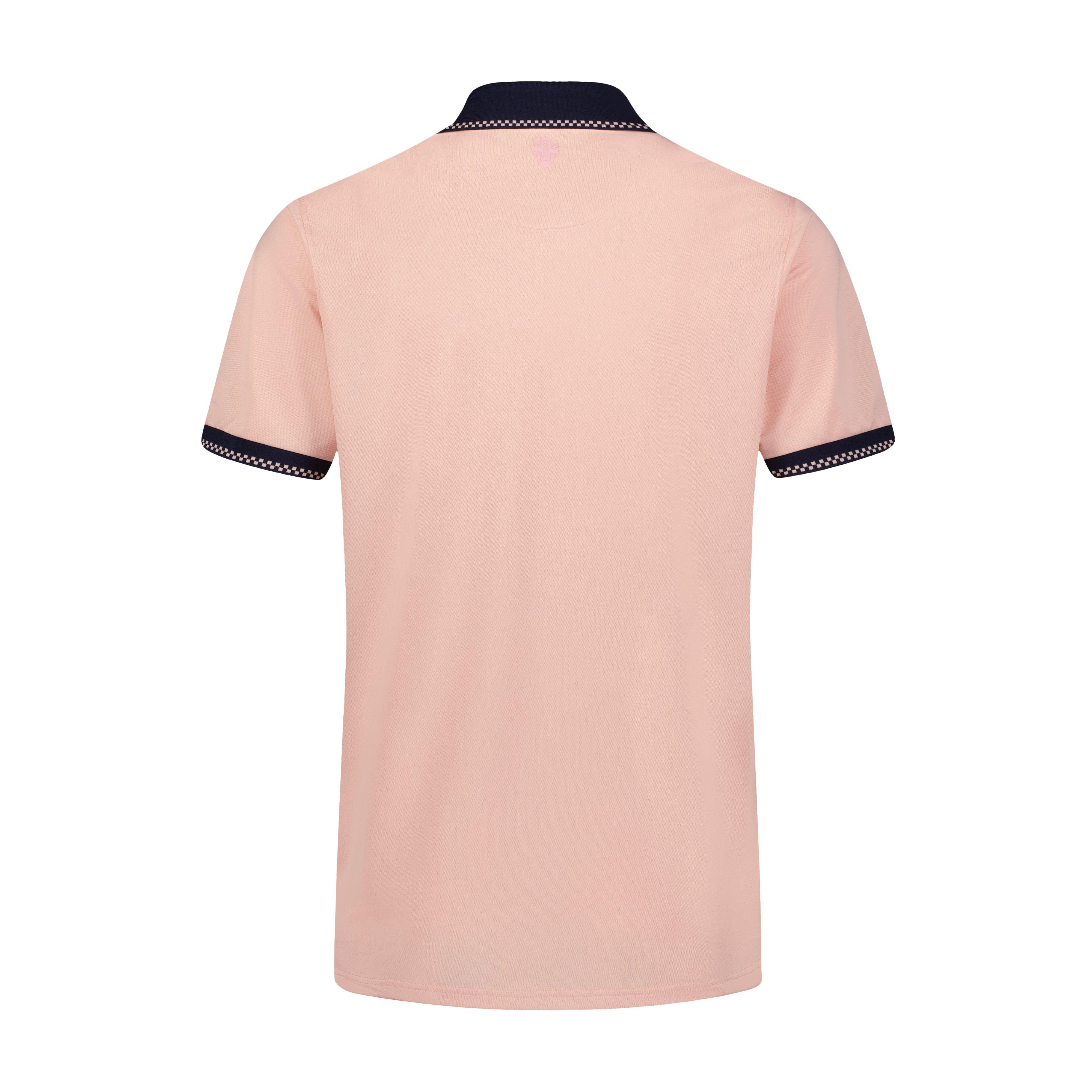 Men's Checker Rib Tech Pique Short Sleeve Polo