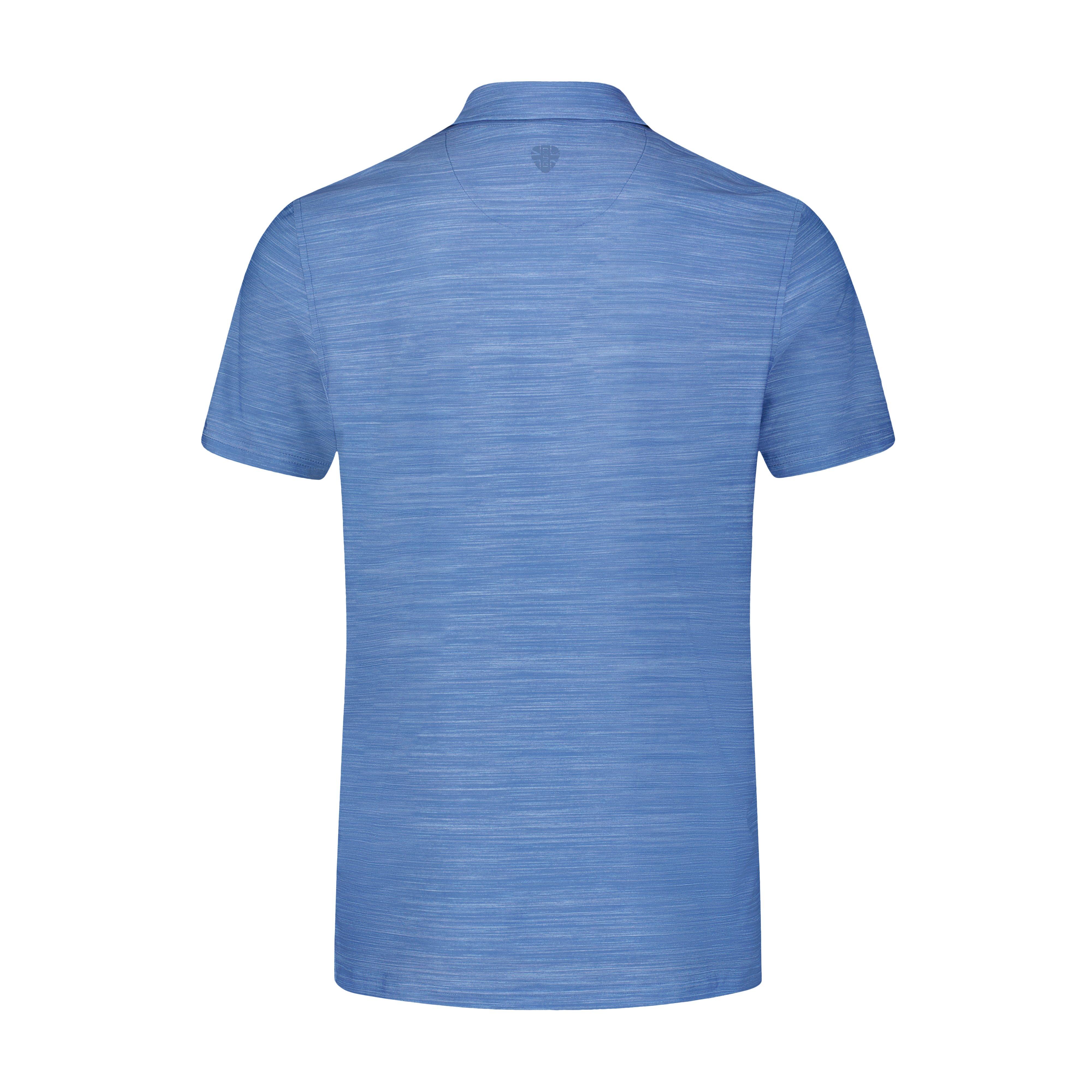 Men's Vertical Stripe Short Sleeve Polo