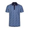 Men's Jacquard Tech Jersey Short Sleeve Polo