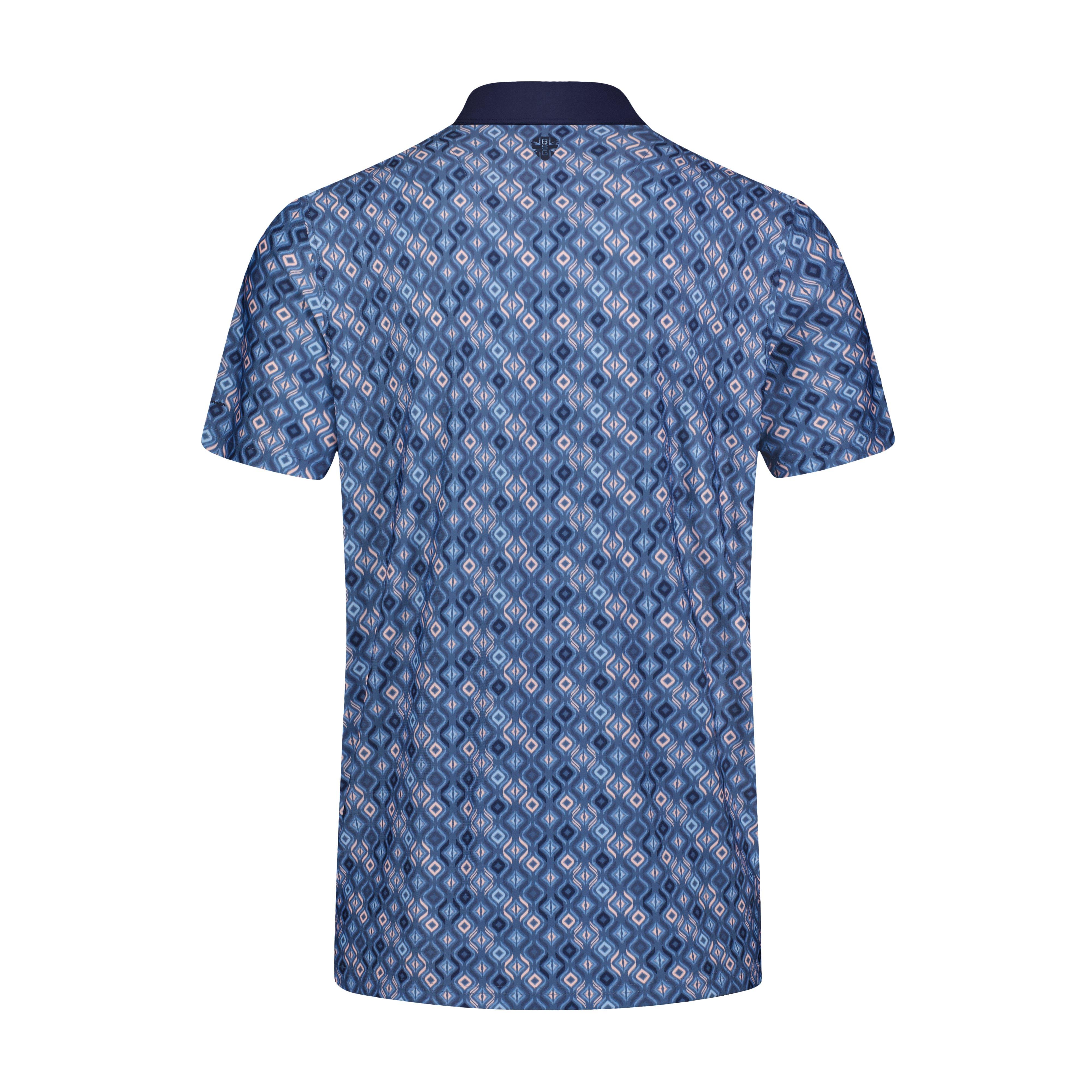 Men's Jacquard Tech Jersey Short Sleeve Polo
