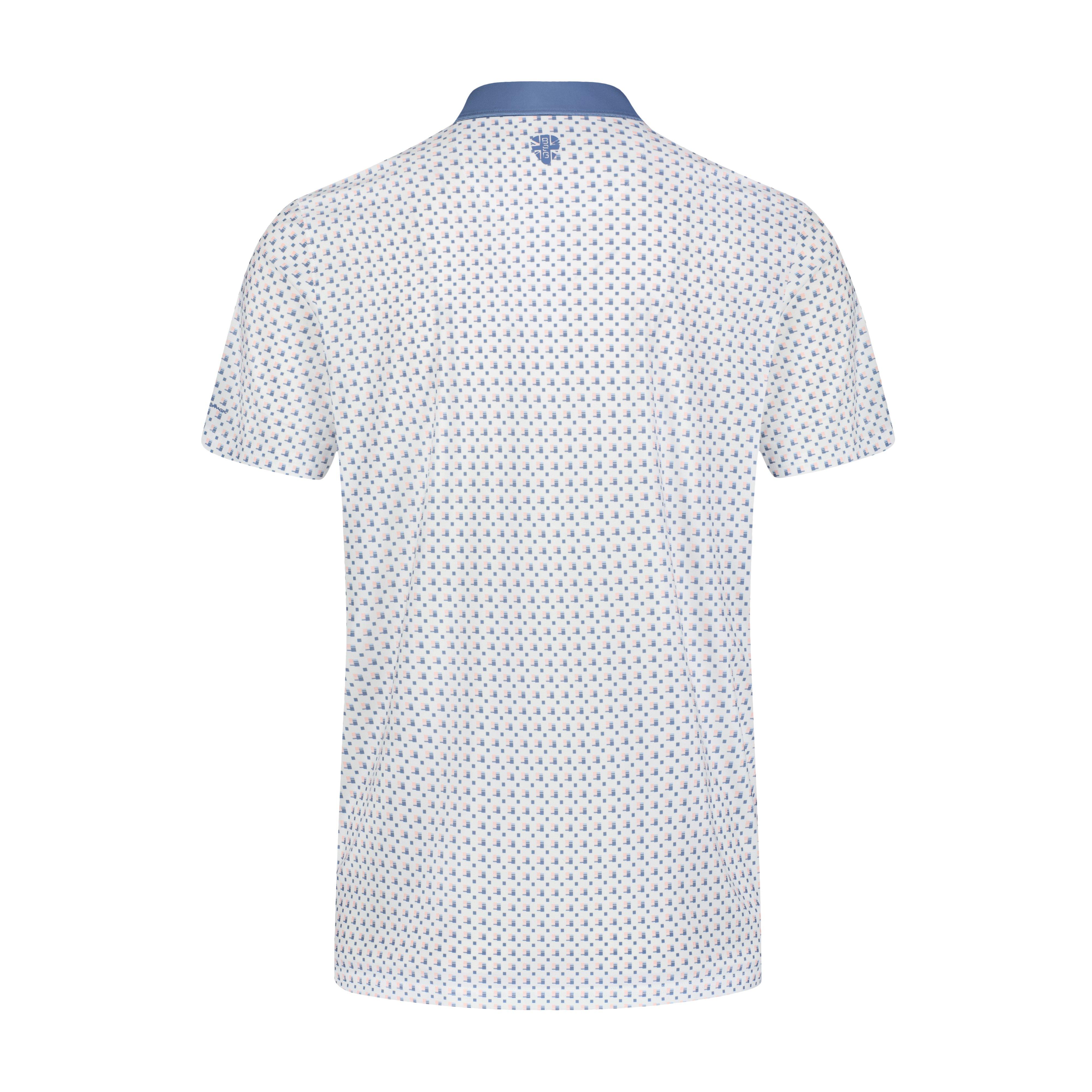 Men's Geo Tech Jersey Short Sleeve Polo