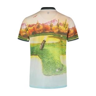 Polo &agrave; manches courtes en jersey technique Mirage pour hommes BEN SHERMAN