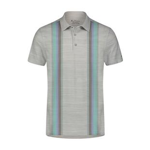 Polo &agrave; manches courtes Vertical Stripe pour hommes BEN SHERMAN