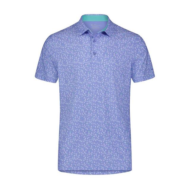 Men's Desert Island Tech Jersey Short Sleeve Polo BEN SHERMAN