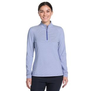 Haut &agrave; manches longues &agrave; rayures pour femmes PGA TOUR