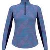 Women's Facet Geo Sun Protection 1/4 Zip Long Sleeve Top