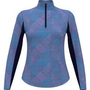 Haut de protection solaire &agrave; manches longues &agrave; glissi&egrave;re 1/4 Facet Geo pour femmes PGA TOUR