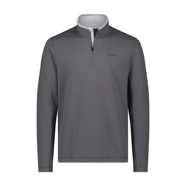 Men's Knit 1/4 Zip Sweater BEN SHERMAN