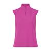 Women's Kyle Mock Neck Zip Front Short Sleeve Top