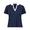 NAVYWHITE | Polo fronc&eacute; Marine Contrast pour femmes