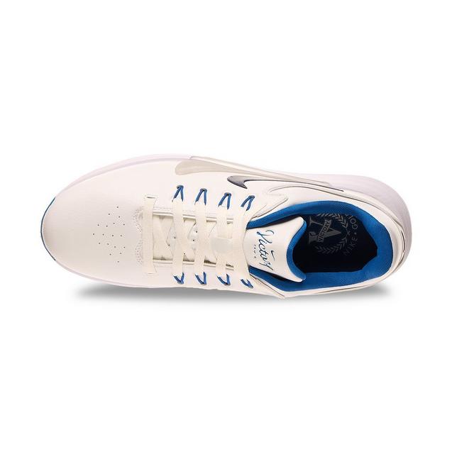 Victory Pro 4 Spiked Golf Shoe - White/Navy | NIKE | Golf Shoes