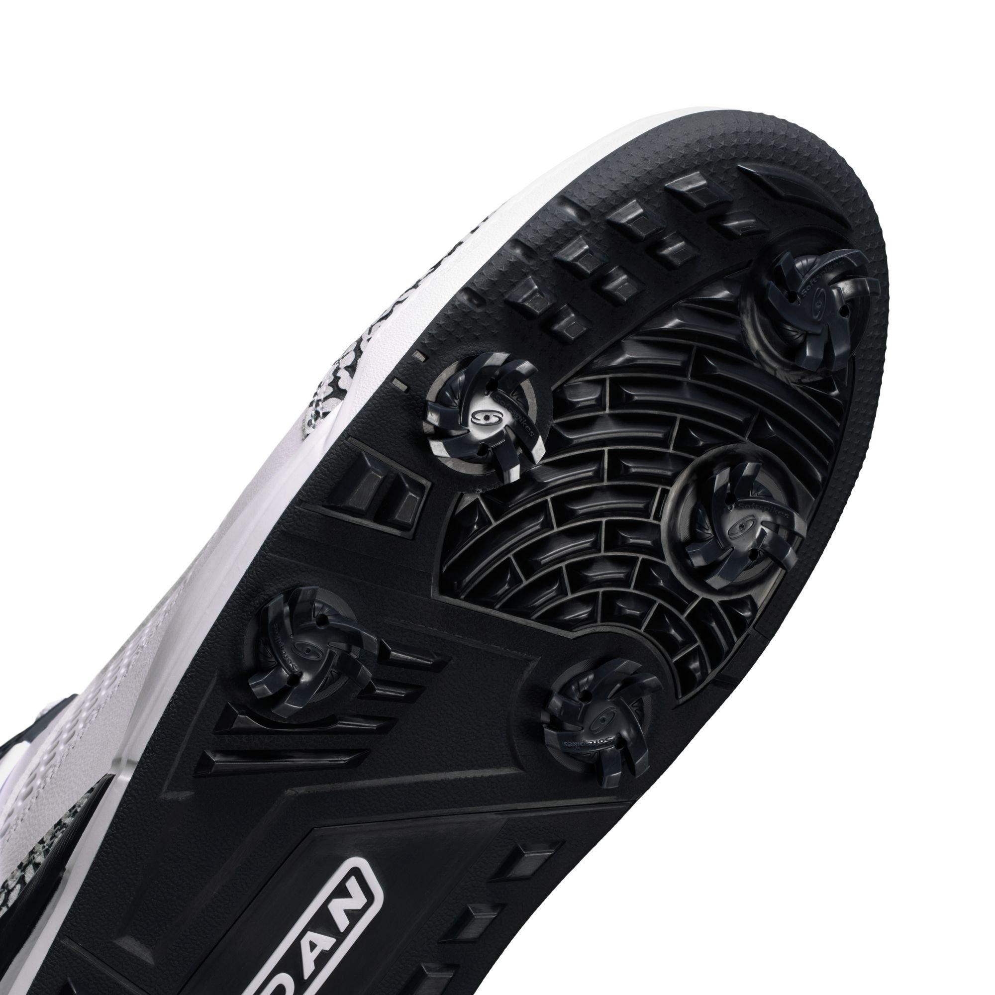 Air Jordan Spizike G Spiked Golf Shoe - White/Navy