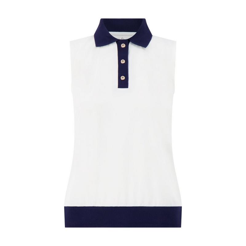 Women's Clubhouse Rib Sleeveless Polo