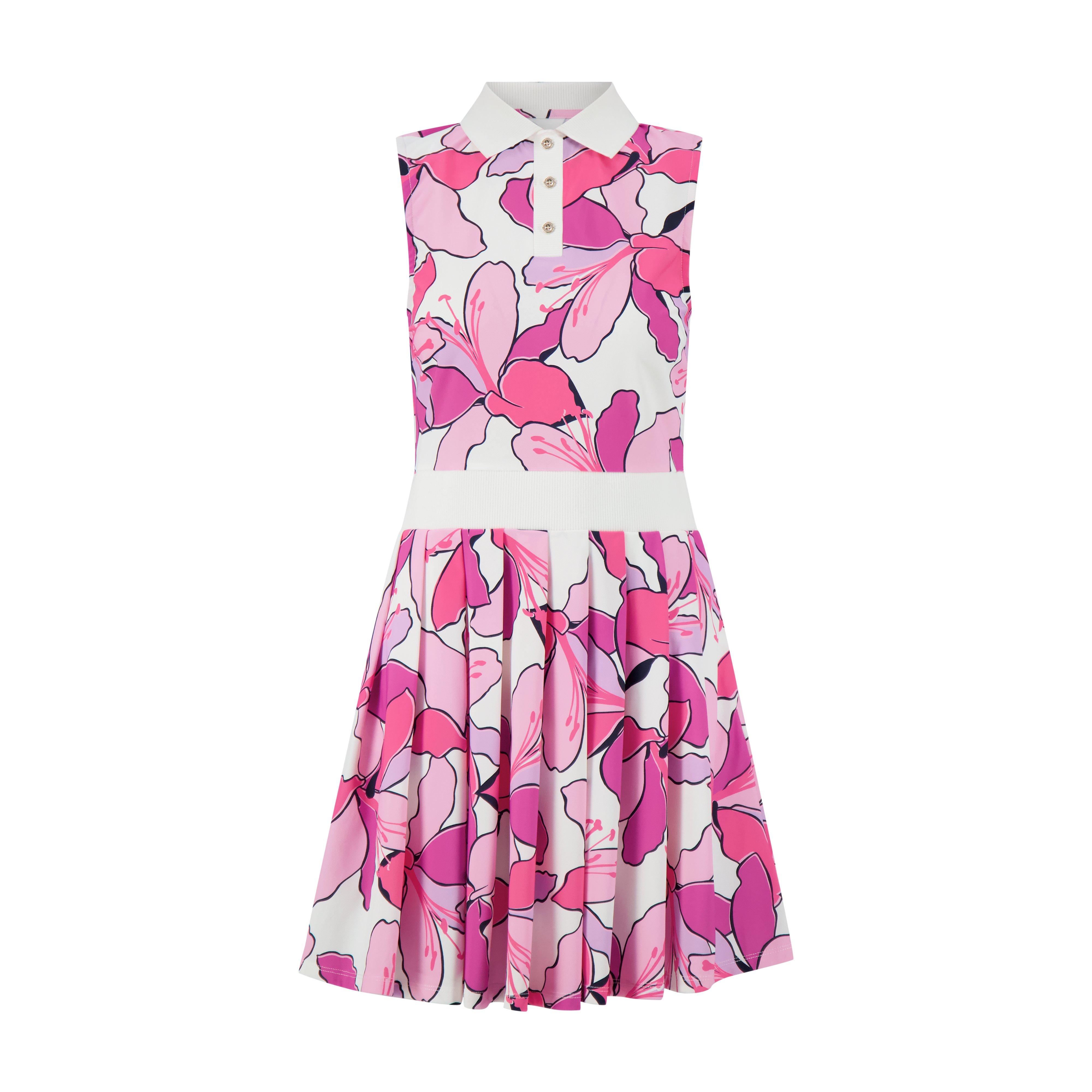 Women's Clubhouse Pleated Sleeveless Polo Dress