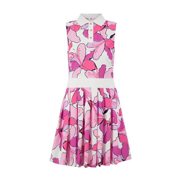 Robe polo sans manches plissée Clubhouse pour femmes STELLA PARKER