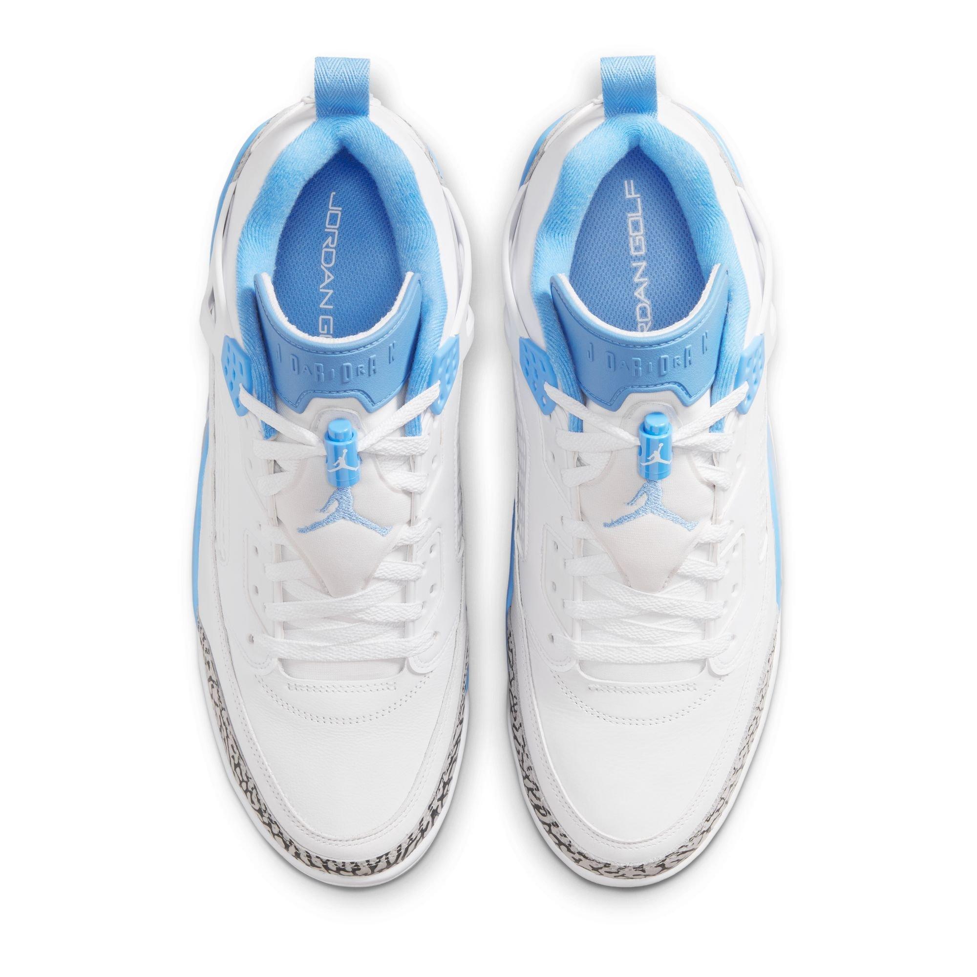 Air Jordan Spizike Spiked Golf Shoe - White/Blue