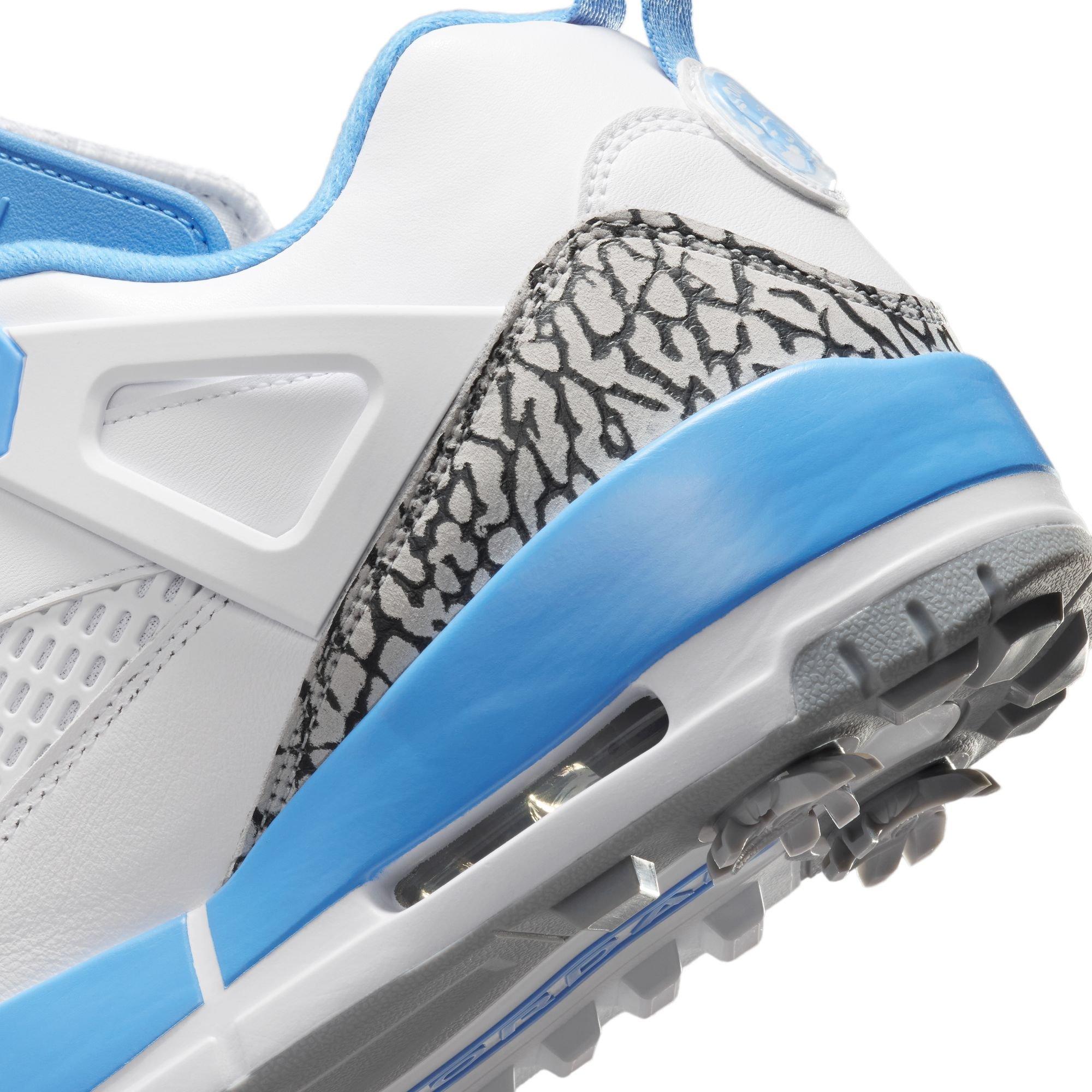 Air Jordan Spizike Spiked Golf Shoe - White/Blue