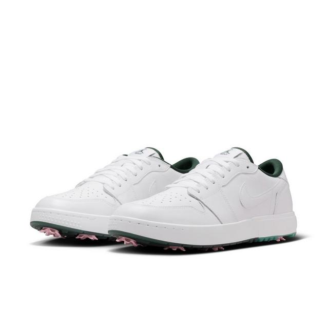 Air Jordan 1 Low G Spiked Golf Shoe - White/Green/Pink | JORDAN
