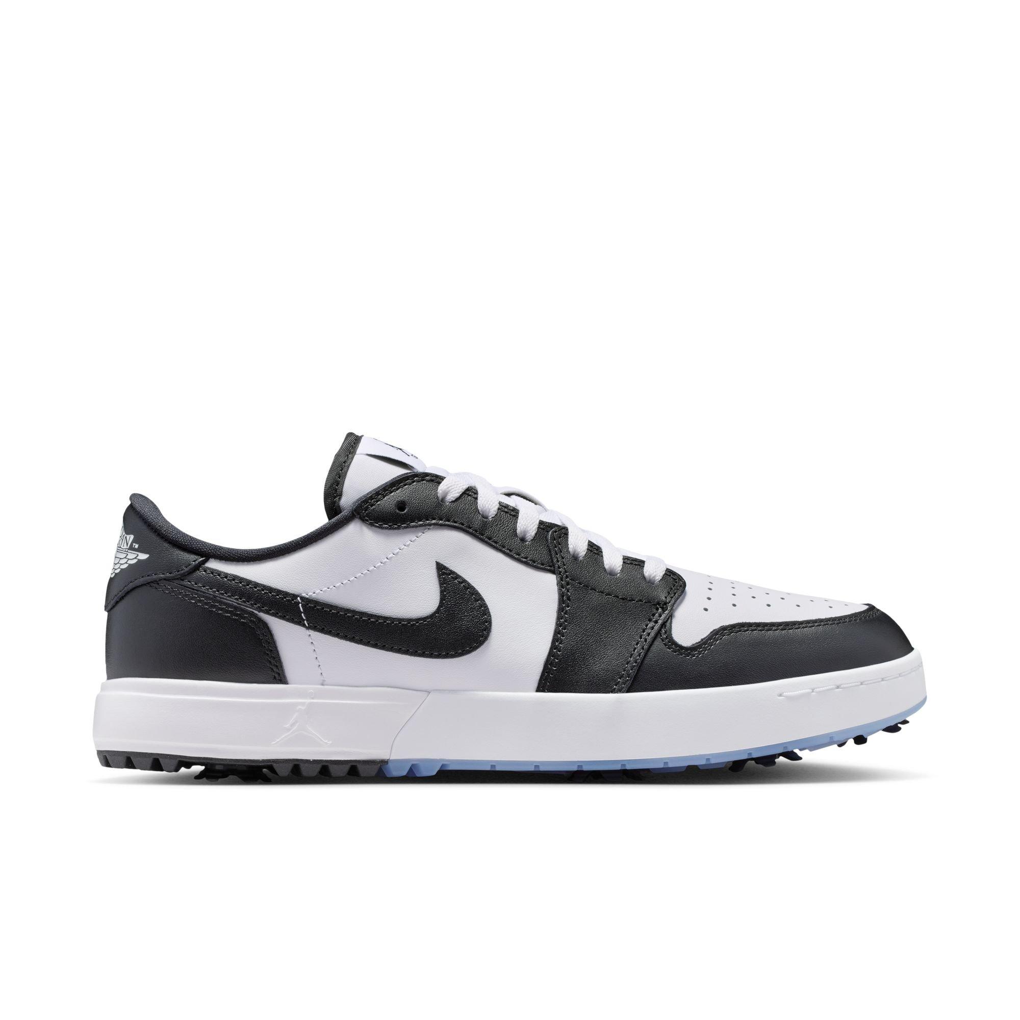 Air Jordan 1 Low G Spiked Golf Shoe - White/Black | in Black/White, Size 12