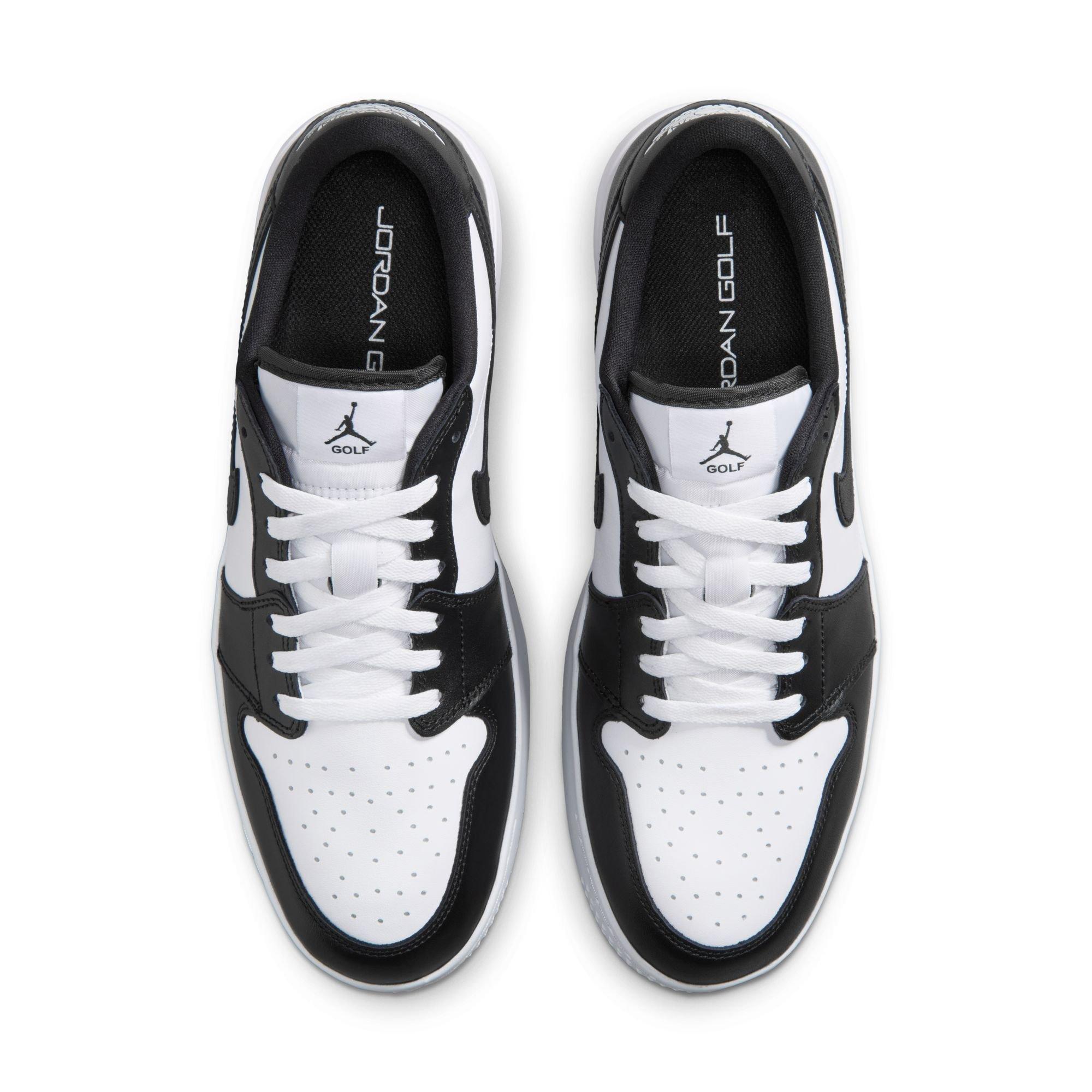 Air Jordan 1 Low G Spiked Golf Shoe - White/Black