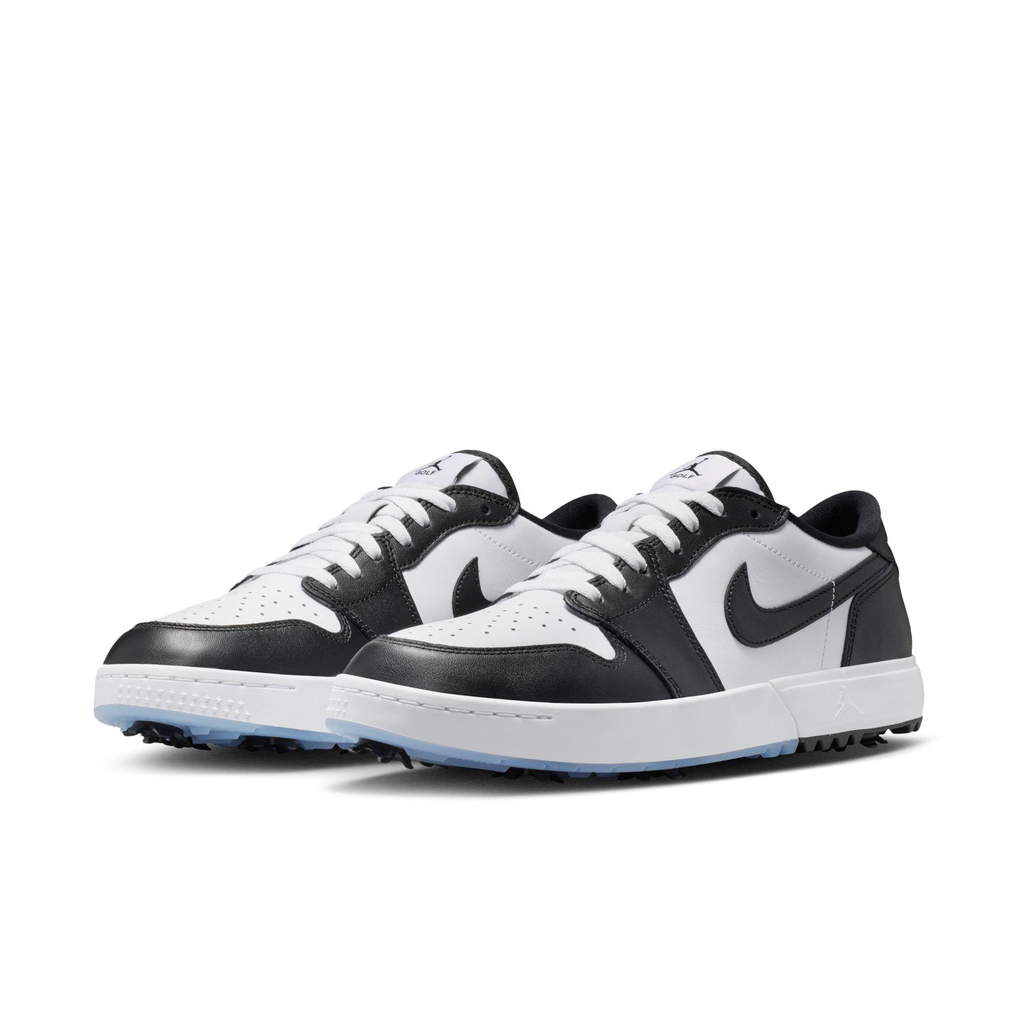 Air Jordan 1 Low G Spiked Golf Shoe - White/Black