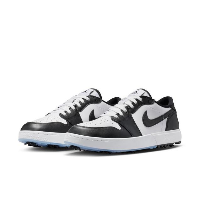Air Jordan 1 Low G Spiked Golf Shoe - White/Black | JORDAN | Golf