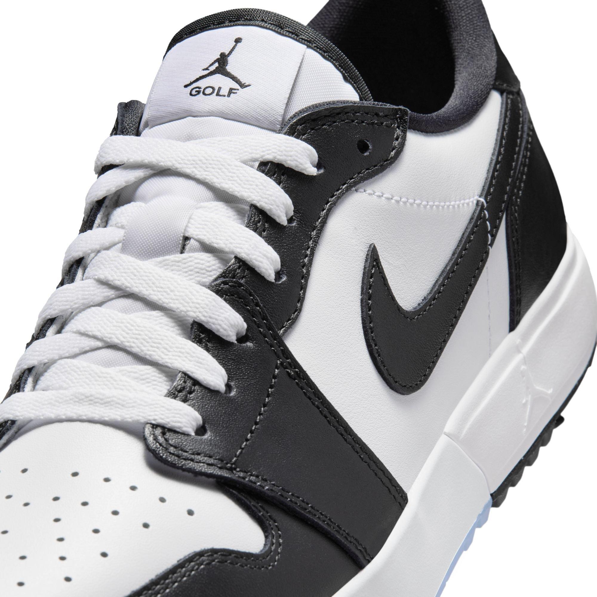 Air Jordan 1 Low G Spiked Golf Shoe - White/Black