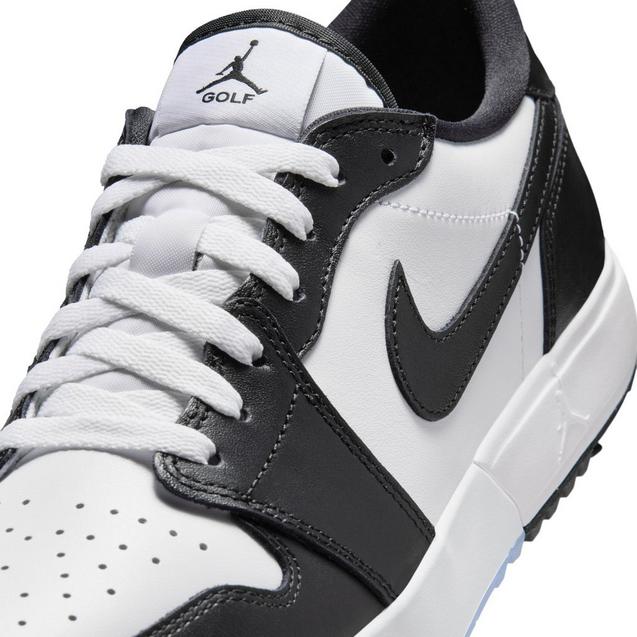 Air Jordan 1 Low G Spiked Golf Shoe - White/Black | JORDAN | Golf