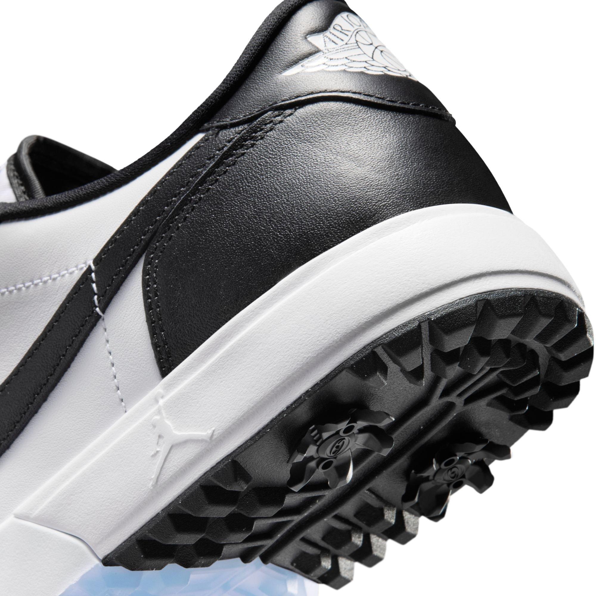 Air Jordan 1 Low G Spiked Golf Shoe - White/Black