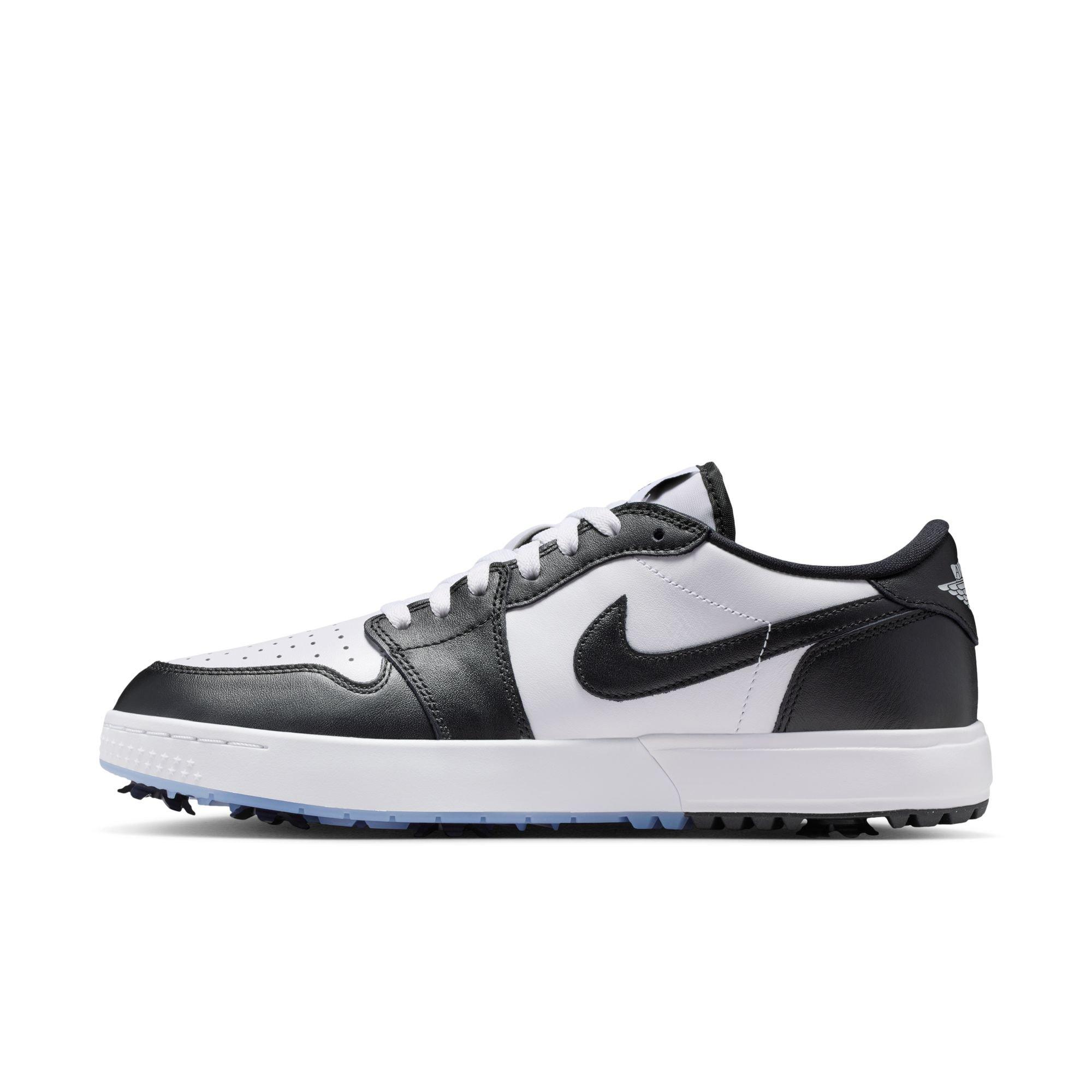Air Jordan 1 Low G Spiked Golf Shoe - White/Black