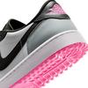 Air Jordan 1 Low Spikeless Golf Shoe - White/Black/Pink