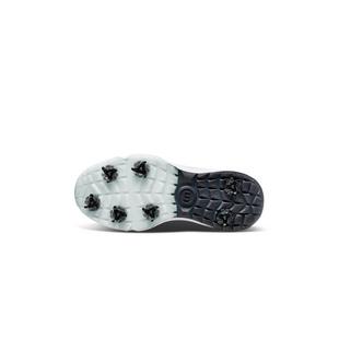 Chaussures de golf NuAge Mega &agrave; crampons pour hommes - Blanc/Bleu TRAVISMATHEW